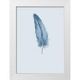 thumbnail image 1 of Incado 18x24 White Modern Wood Framed Museum Art Print Titled - Feather 01, 1 of 4