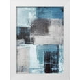 thumbnail image 1 of Incado 24x32 White Modern Wood Framed Museum Art Print Titled - Abstract Blue III, 1 of 4