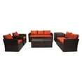 thumbnail image 1 of Incadozo Rio All-Weather Wicker 6 Piece Patio Conversation Set, 1 of 11