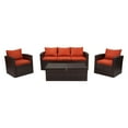 thumbnail image 1 of Russ160 Rio Wicker 4 Piece Outdoor Conversation Set, 1 of 3