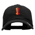 thumbnail image 1 of Incan Symbol Embroidered Unstructured Cotton Twill Cap - Black OSFM, 1 of 5