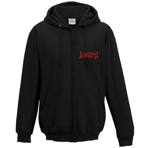 Incantation Triple Swords Zip Hoodie Sweatshirt