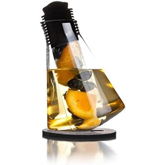 Incanter - Spirit Infusion Decanter for Liquor, Infuser to Add Flavor to Alcohol & Custom Cocktails, Lead-Free Crystal, Signature Spinning Bottom - 13oz$$Home Decor, Kitchen, & Other