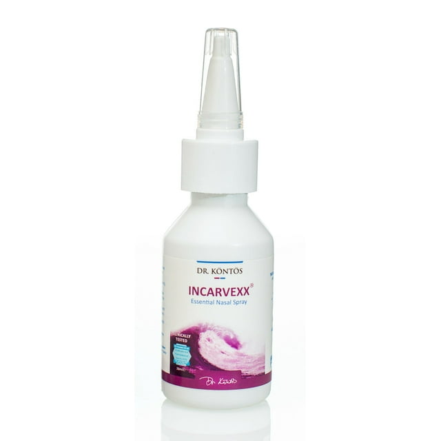 Incarvexx Antiviral Seawater Nasal Spray Made with Molecular Iodine and