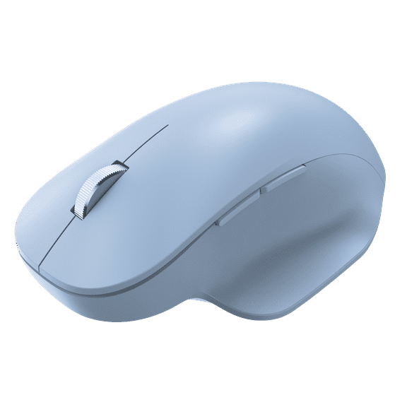 Incase Bluetooth Ergonomic Mouse – Designed by Microsoft – Two Programmable Buttons, Easy to Grip Thumb Rest, Precision Tracking, Connects 3 Devices, 15 Month Battery Life, PCs/Laptops - Pastel Blue