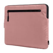 Incase Compact Laptop Sleeve with Flight Nylon - 13 inch Laptop Sleeve for MacBook Air - Faux Fur Lining, Lightweight, Durable, Weather Resistant, Slip Pocket for Accessories - Aged Pink