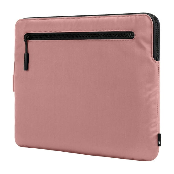 Incase Compact Laptop Sleeve with Flight Nylon - 13 inch Laptop Sleeve for MacBook Air - Faux Fur Lining, Lightweight, Durable, Weather Resistant, Slip Pocket for Accessories - Aged Pink
