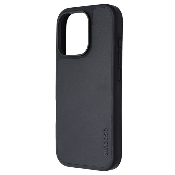 Incase ICON Case for MagSafe for iPhone 16 Pro - Obsidian Pebbled Plant Leather