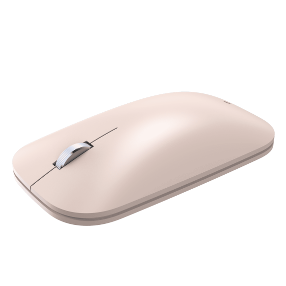 Incase Modern Mobile Mouse – Designed by Microsoft – Lightweight, Precision Navigation, Right/Left Hand Use, Scroll Wheel, BlueTrack Technology, Wireless Bluetooth for Mac/Windows/8/10/11 - Sandstone