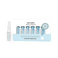 Incellice Hyaluronic Acid Skin Care AntiAgeing Face Serum 7 * 1ml