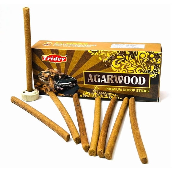 Incense Agarbatti Dhoop Stick Yogic Power Medatation Guggal Rose N Petals Kesar Chandan Black AUD Sugandha Kokila Real Champa Gift( Aggarwood)