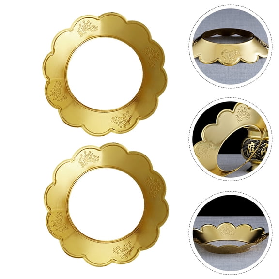 Amosfun Break Resistance Burner Hood Golden Alloy 2Pcs