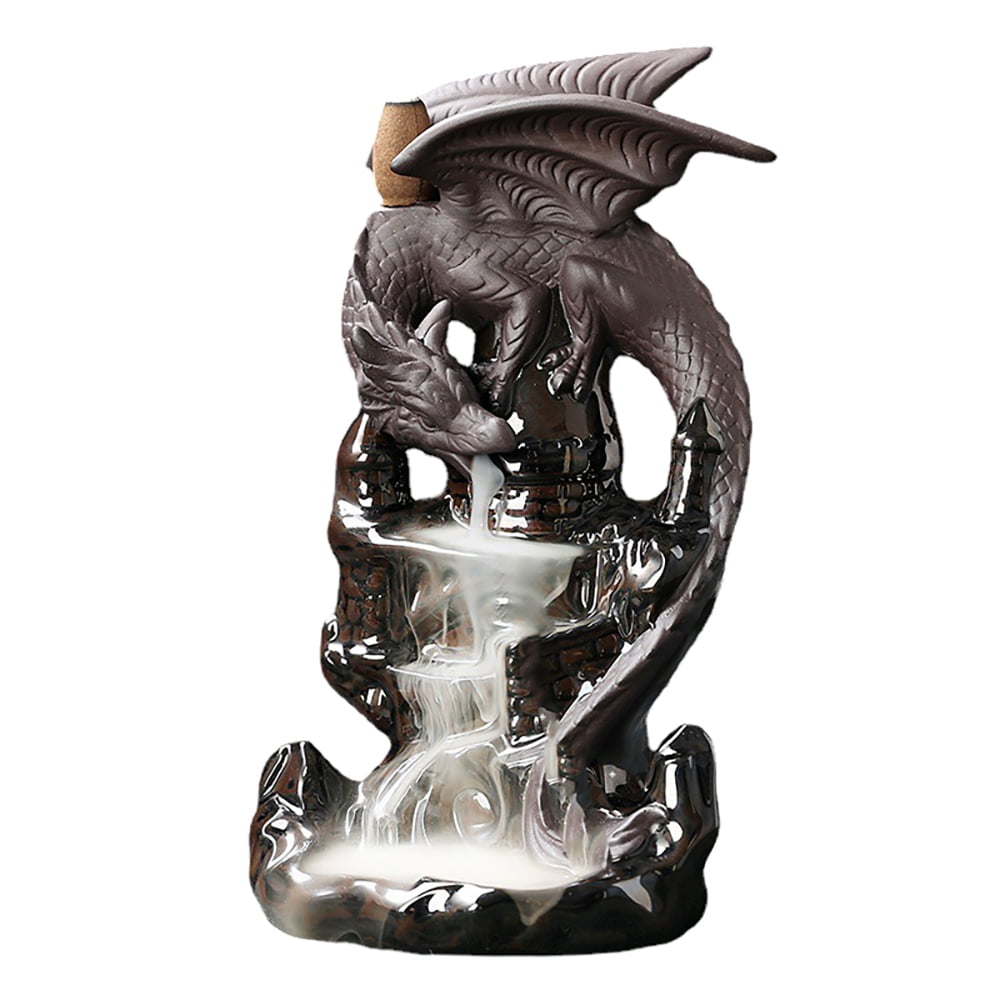 Incense Burner Ceramic Dragon Decorative Game Mixed Incense Cone