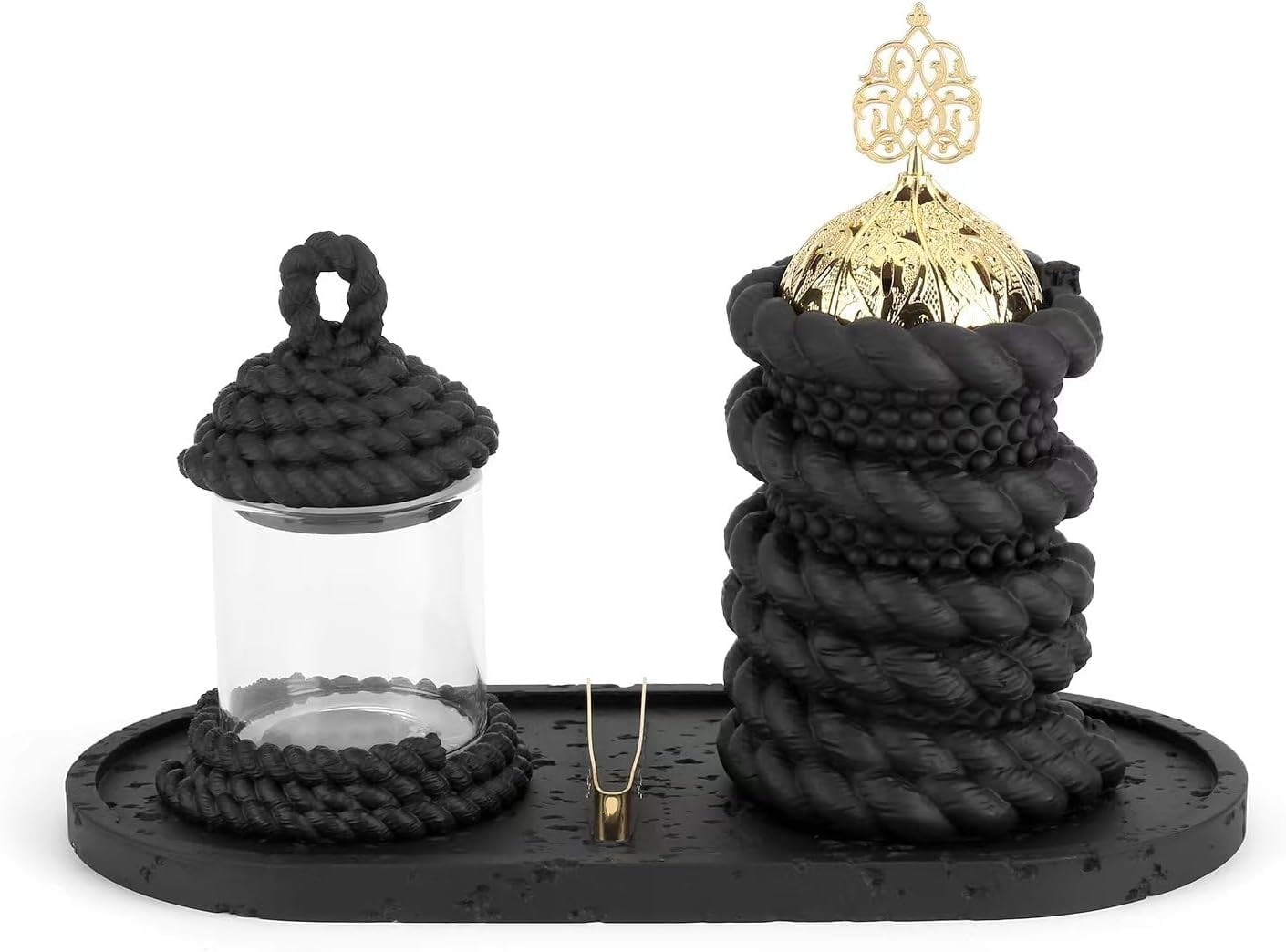 Frankincense Resin Incense Burner - Portable Charcoal Censer For Home, Office & Meditation