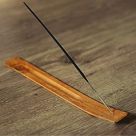 Incense Burner Wood Plain Style 10 Inch L Wooden