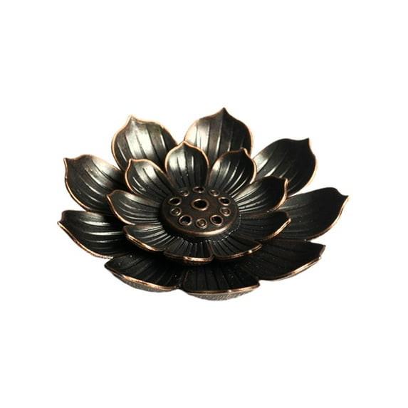 Incense Burners Stick Holder_AromatherapyLotus Insence Office Home Alloy L5U3