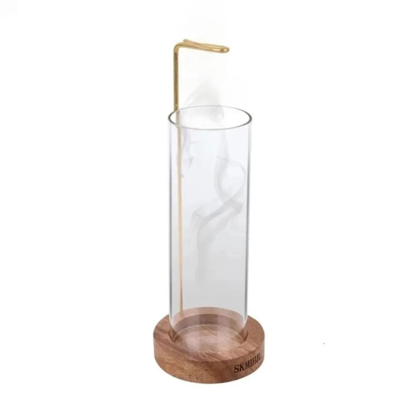 Incense Holder for Stick Anti-Ash Flying with Removable Glass Ash Catcher Mess-Free Incense Burners Meditation Home