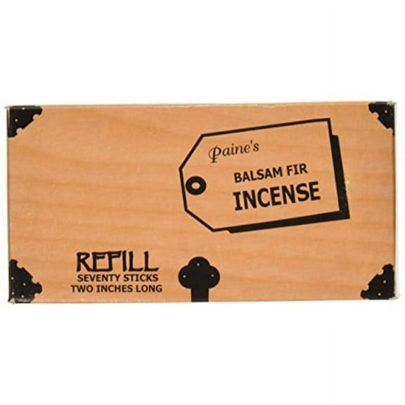 Incense Refill 70 Balsam FIR Sticks 2" Paine's Lodge Style Sachet Scented Pine