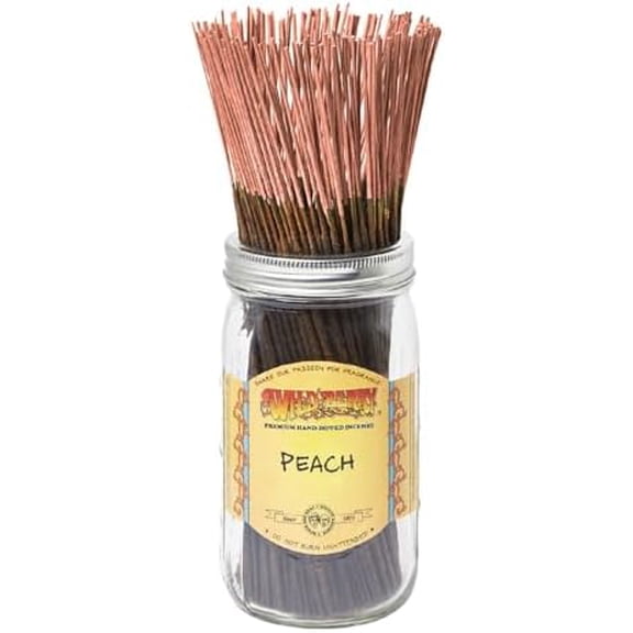 Incense Sticks - Peach - Delicious Peach Fragrance with Apricot and Mango - Hand Dipped in The USA (100 Count)$$Home Decor, Kitchen, & Other