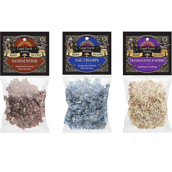 Incense Variety Sampler Kit, 3 Pack, 1 Ounce Bags (Aromatic Blend)