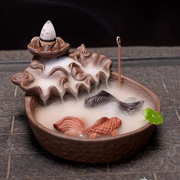 Incense Waterfall  Incense Holder Backflow Incense Burner Incense Stick Aromatherapy Ornament, Zen Decor, Home Decor, Room Decor