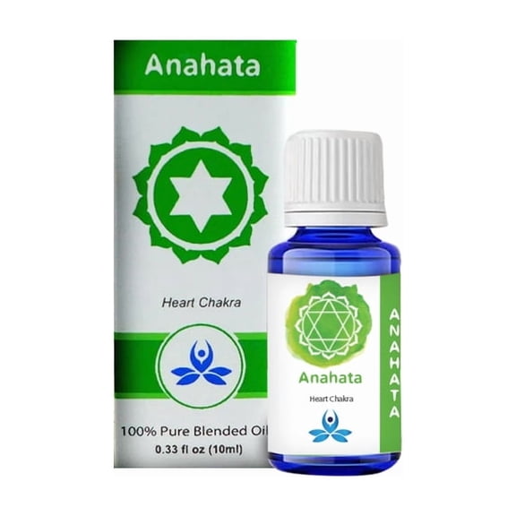 Incensesticks Anahata Essential Oil, 10ml, Blend of Rose, Lavender, Bergamot, Jojoba Oil