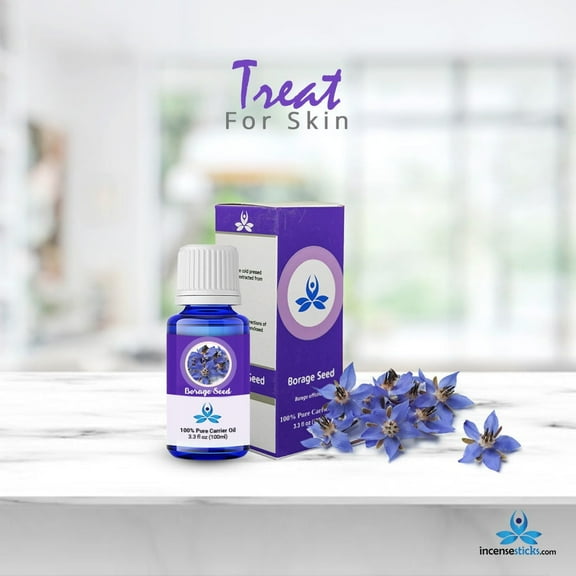 Incensesticks Borage Seed Carrier Oil, 100 mL