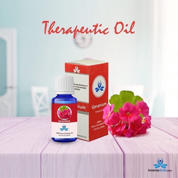 Incensesticks Geranium Essential Oil Aromatherapy Oil 10 ml