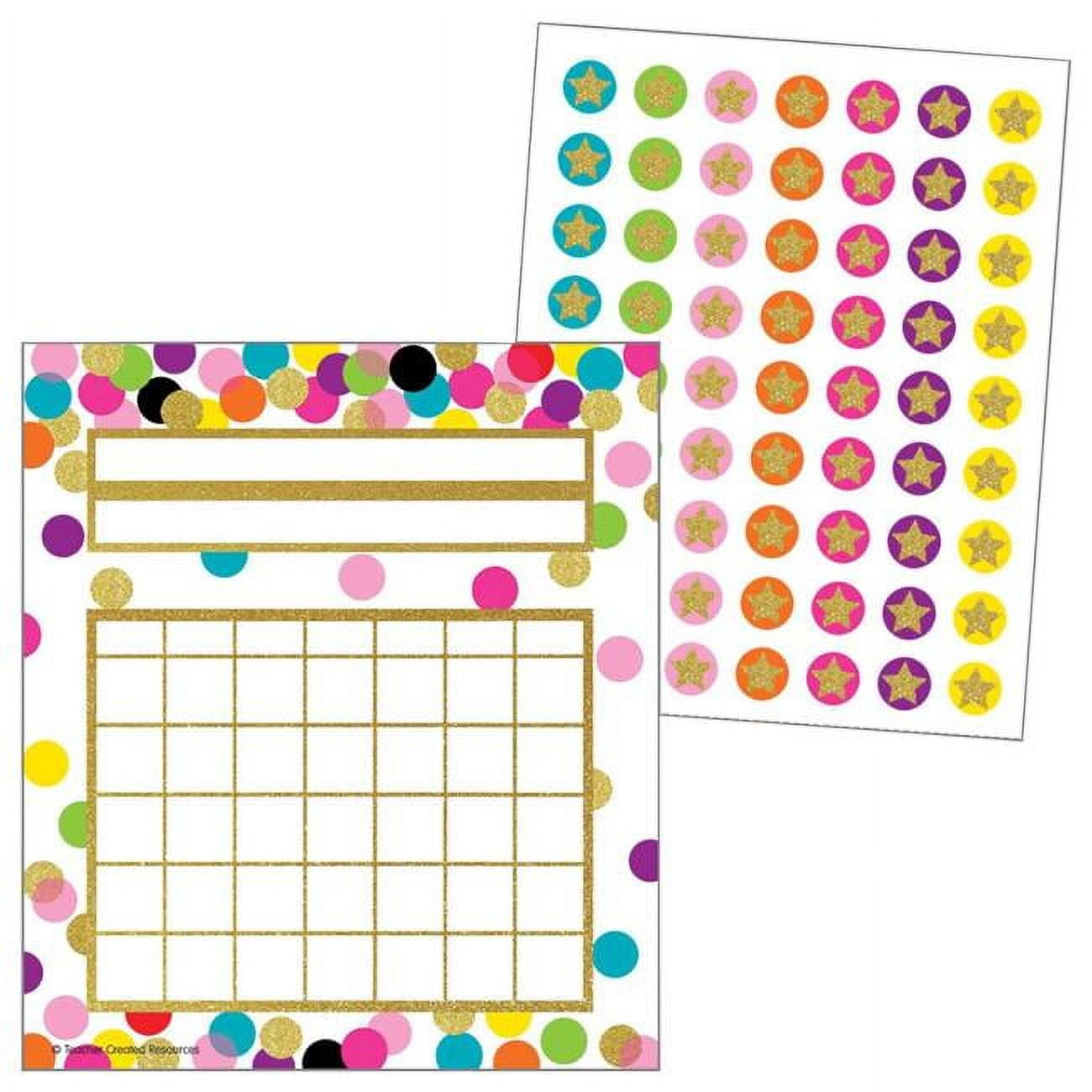 Incentive Charts & Stickers - Confetti Set