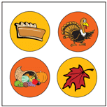 SHAPES ETC. Incentive Stickers - November Theme