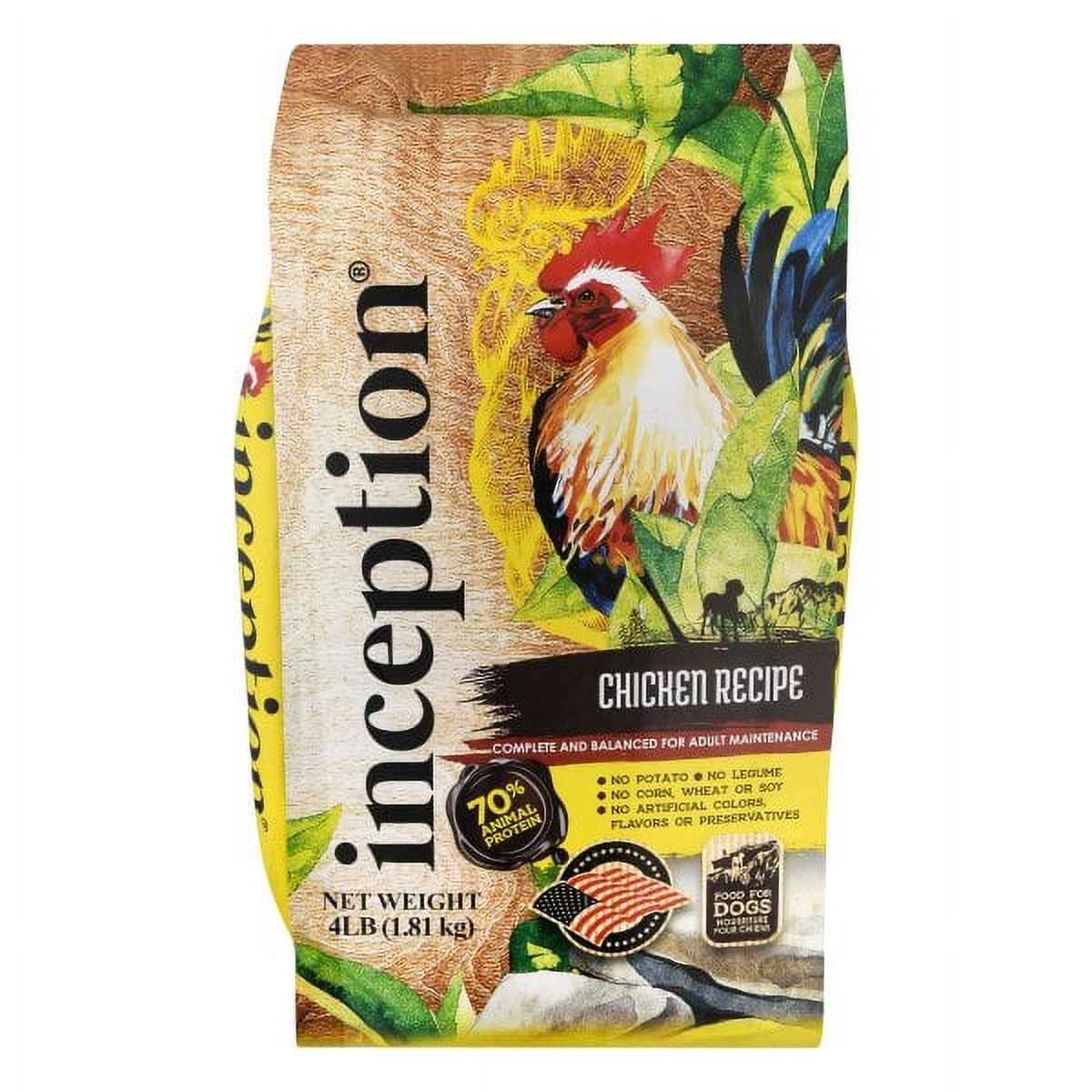 Inception Dry Dog Food Chicken Recipe Complete and Balanced Dog Food