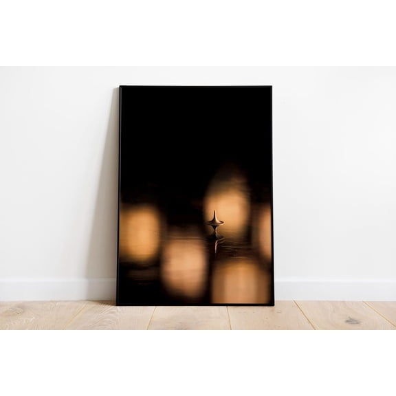 Inception Minimalist Movie Poster, Christopher Nolan Thriller Art, Unframed Paper Poster 8x10in