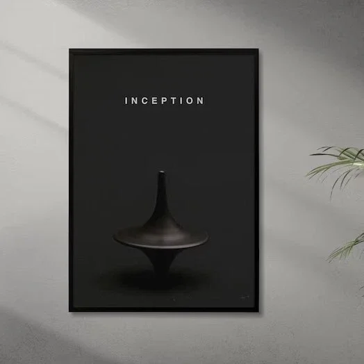 Inception Minimalist Poster Home Decor Paper Poster Print Only