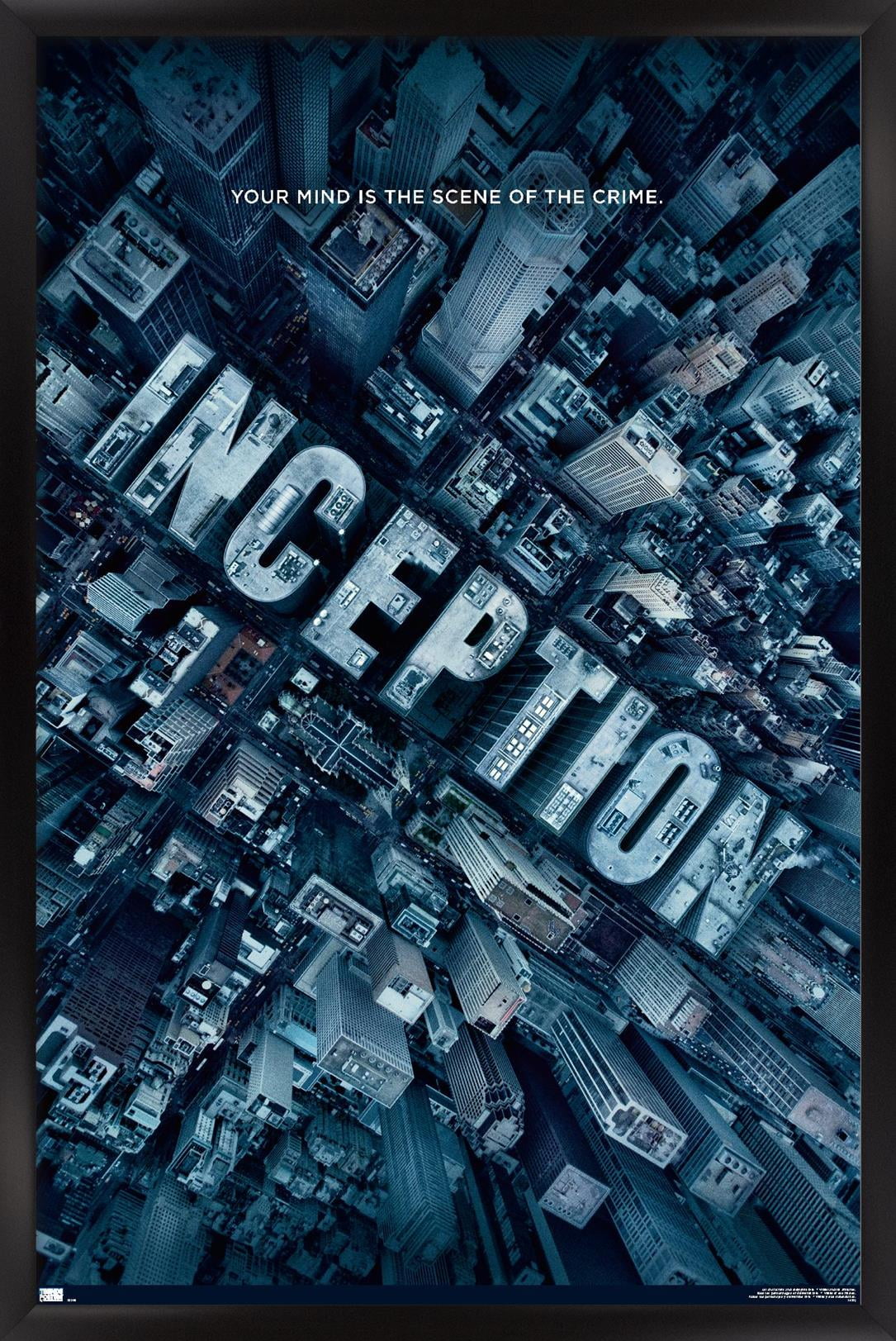 Inception - One Sheet Wall Poster, 14.725" x 22.375" Framed