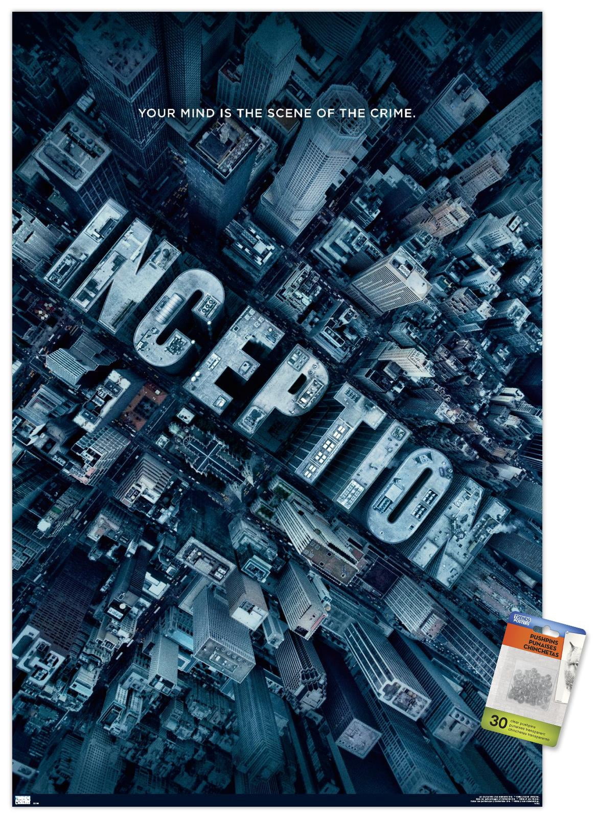 Inception - One Sheet Wall Poster with Pushpins, 22.375" x 34"