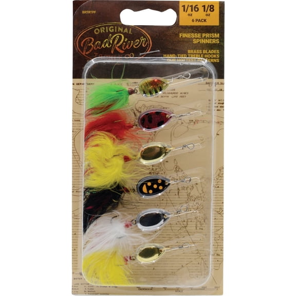 Inception Outdoors Inception Bad River 6-Piece Fishing Lure Kit - Pack of 8