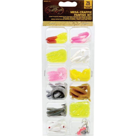Inception Outdoors Inception Bad River 75-Piece Fishing Lure Kit - Single Pack