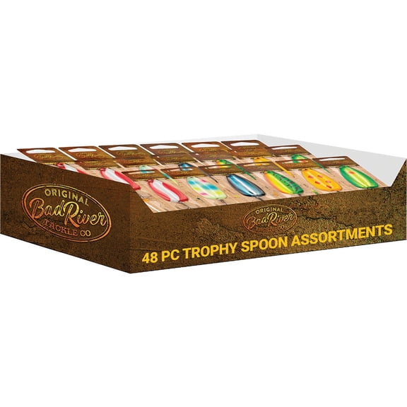 Inception Outdoors Inception Bad River Trophy Spoon Fishing Lure Kit - Pack of 12