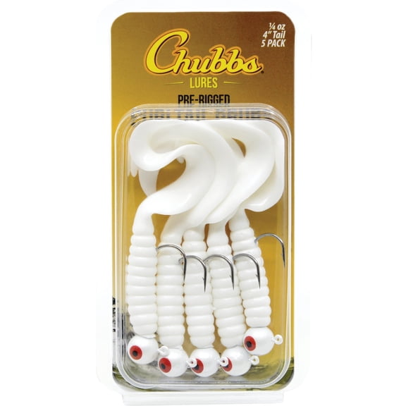 Inception Outdoors Inception Chubbs Pre-Rigged Curltail Fishing Lure Kit - Single Pack