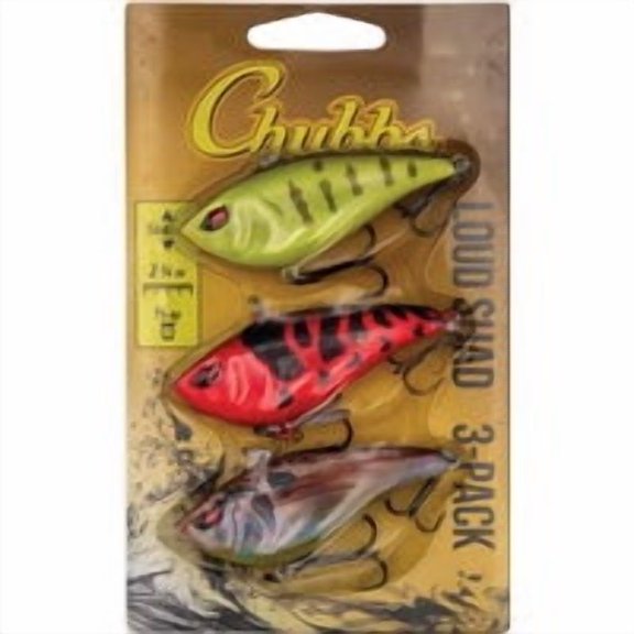 Inception Outdoors Inception Chubbs Shad Pro Pack Fishing Lure Kit - Pack of 10