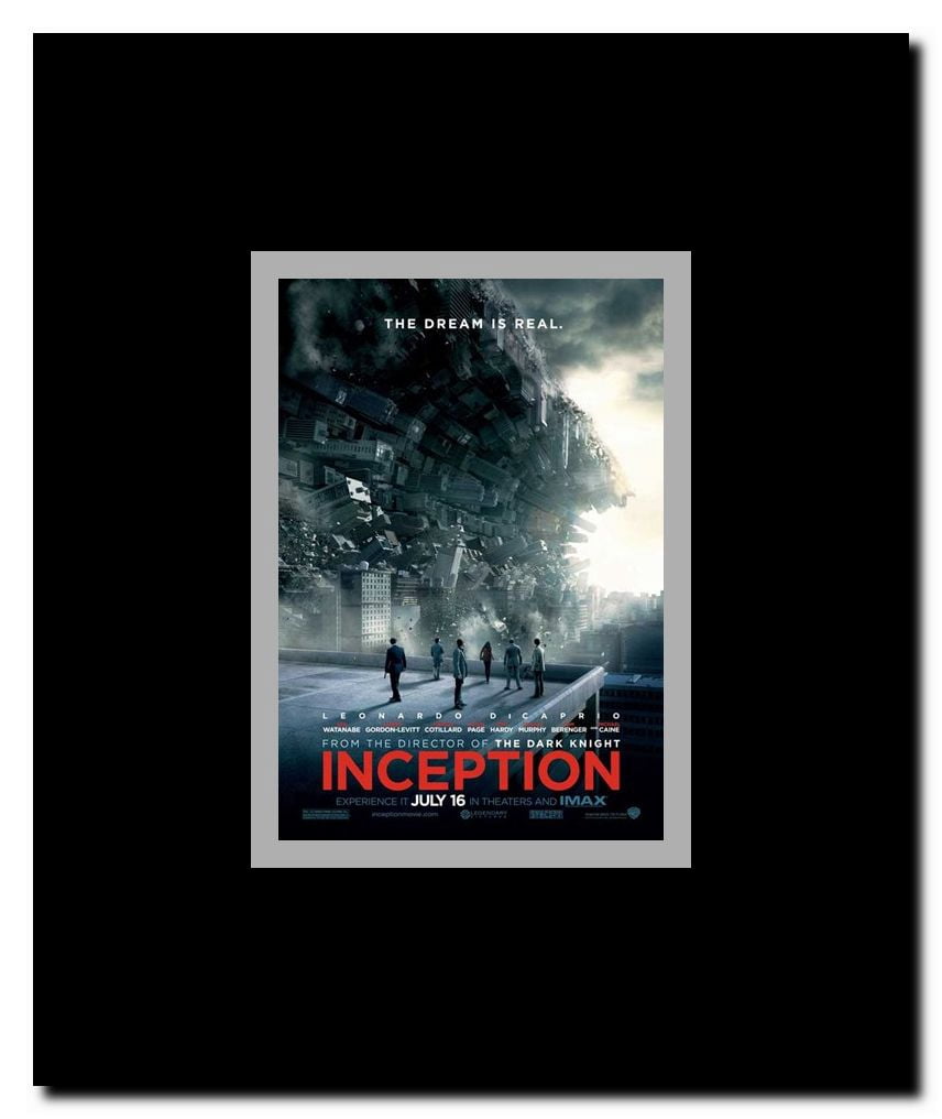 Inception - Style D Framed Movie Poster