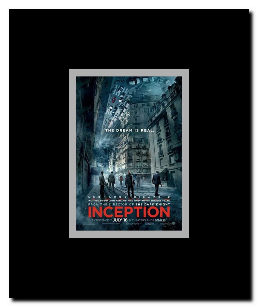 Inception - Style F Framed Movie Poster