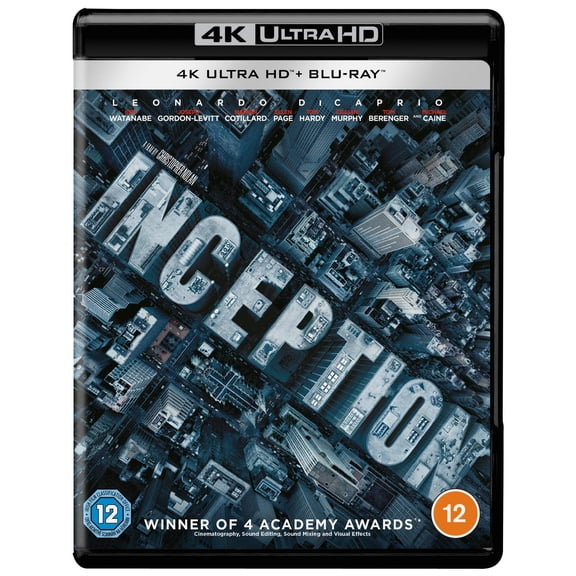 Inception (4K Ultra HD) Cillian Murphy Dileep Rao Elliot Page Joseph Gordon-Levitt Ken Watanabe