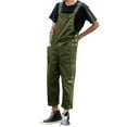thumbnail image 1 of Incerun Men's Cargo Solid Color Overall, Size L, 1 of 4