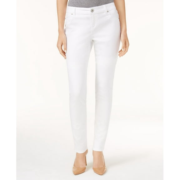 Incessentials Curvy Fit Skinny Jeans White Denim 6