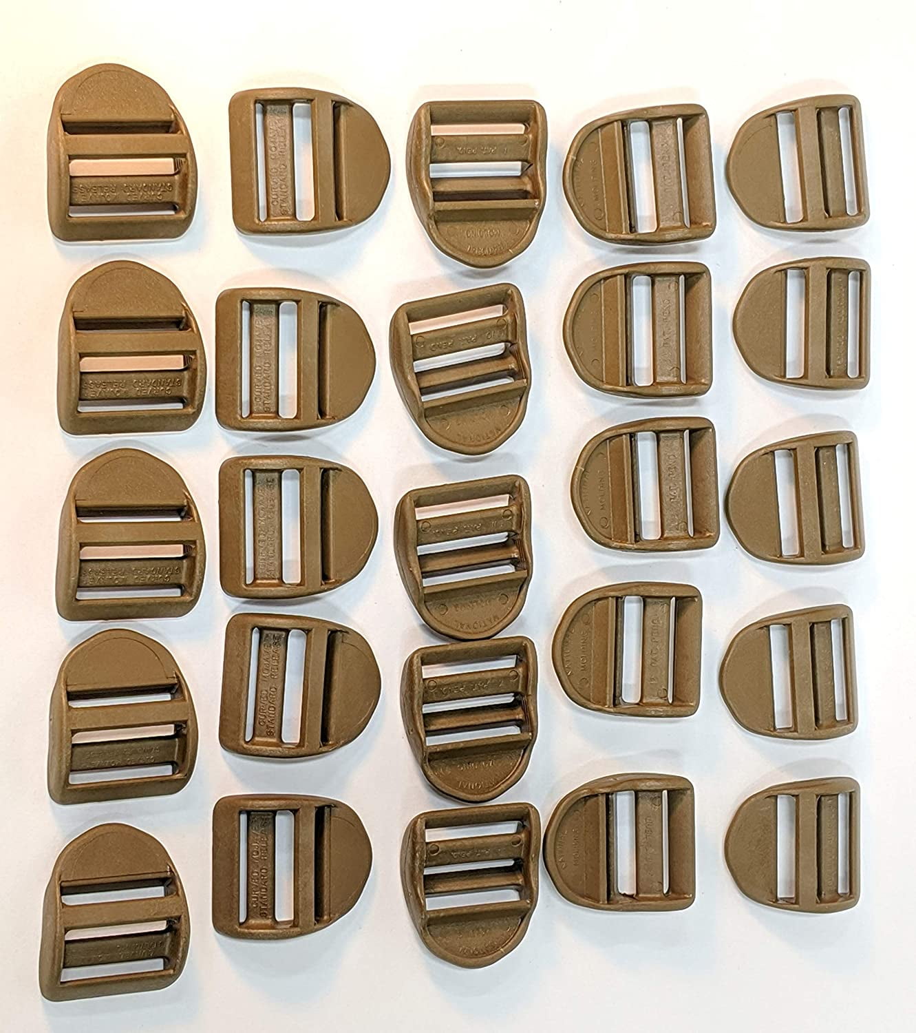 Inch(25Mm) Curved Ladder Lock Slider Buckles/Tension Locks For (25Mm