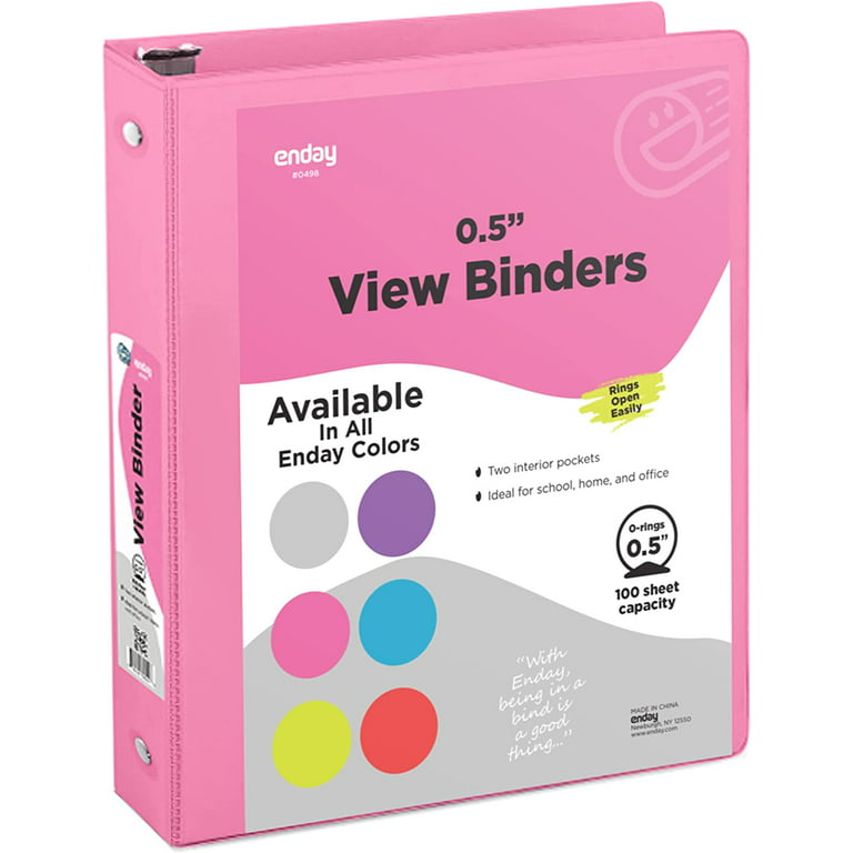 Pink, White, and Blue — Ways to bind without a binder. A list of