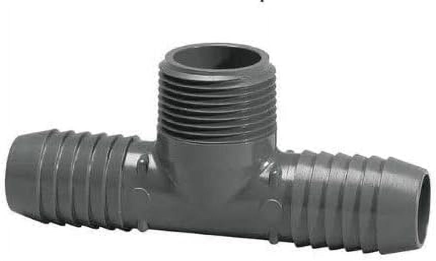 Inch Barbed Insert X Inch Barbed Insert X MNPT Male Adapter Tee PVC