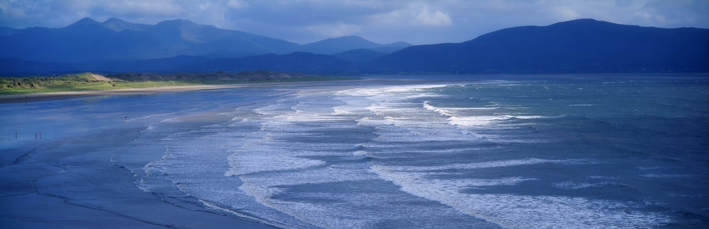 Inch Beach Dingle Peninsula County Kerry Ireland Canvas Art - The Irish Image Collection Design Pics (34 x 11)