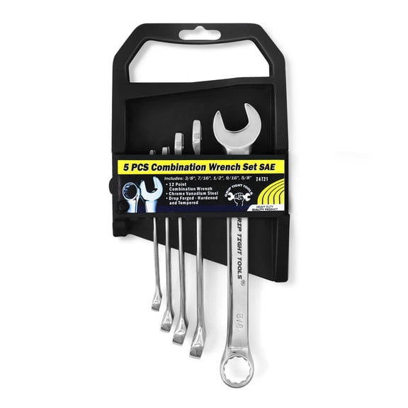 Inch Combination Spanner Wrench 5PCs Set